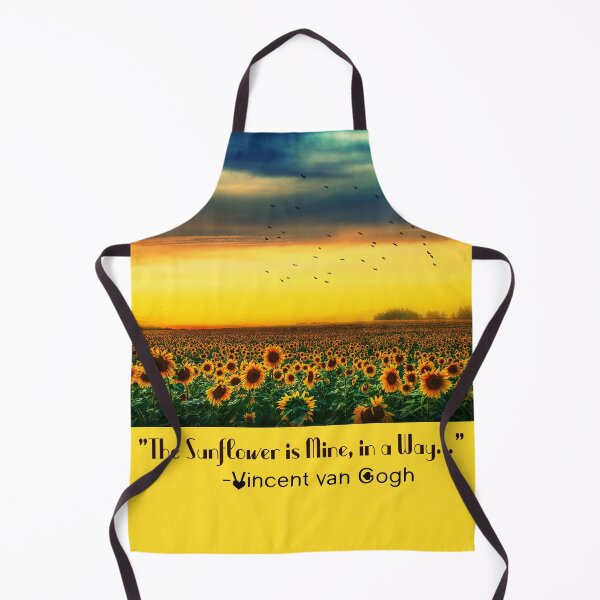 Item preview, ❤️“The Sunflower is Mine, in a Way.”-Quote by Vincent van Gogh designed and sold by Fantabulous.