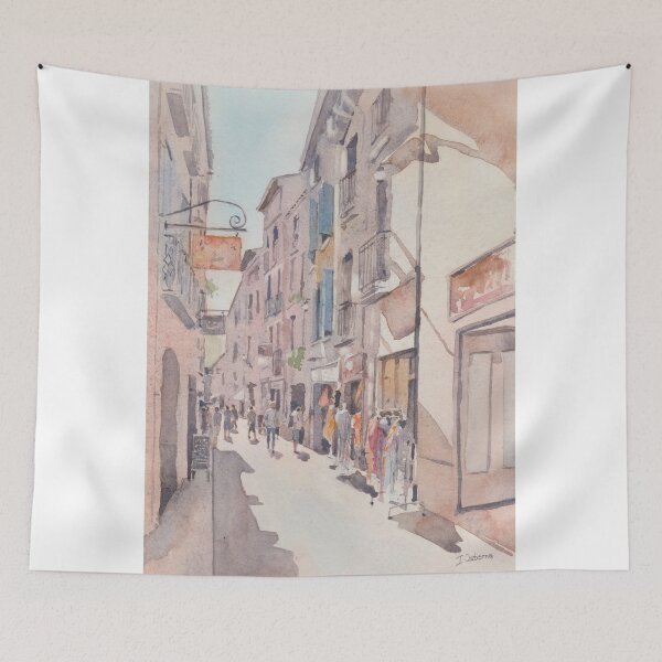 Item preview, Street in Collioure, France designed and sold by ian osborne.