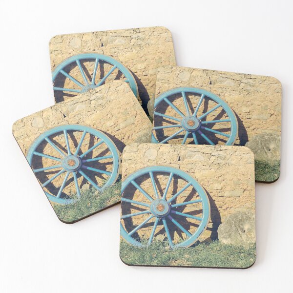 Item preview, Antique Wagon Wheel and Mill Stone - Farmhouse Decor designed and sold by Dan Shachar.