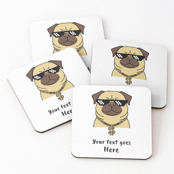 Item preview, Cool pug designed and sold by Sushee Store.
