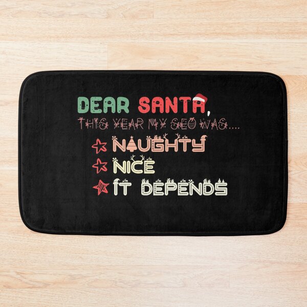 Item preview, Dear Santa This Year My Seo Wa- Naughty-Nice-It Depends designed and sold by Aminepop.