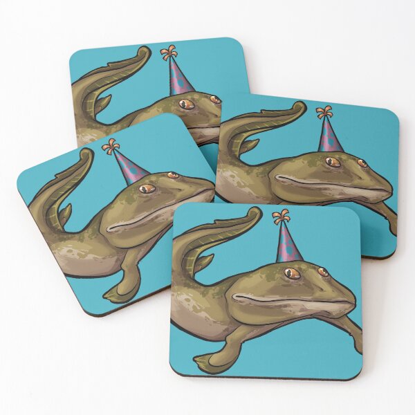 Item preview, Tiktaalik in a party hat designed and sold by itsatiepo.