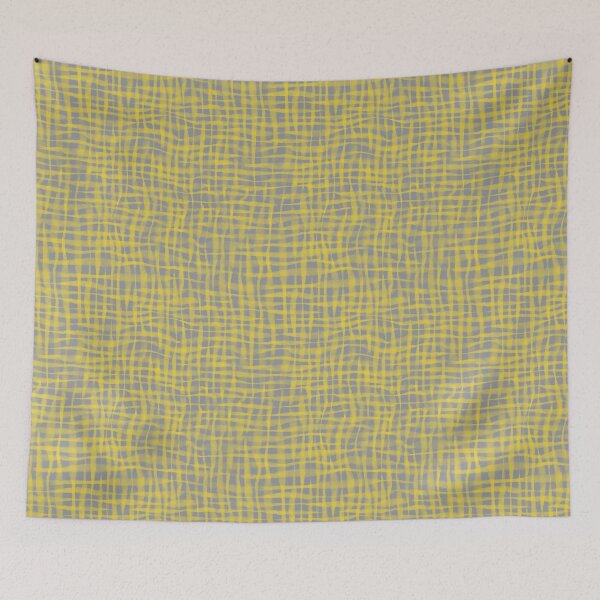 Item preview, Pantone 2021 Color of The Year Illuminating Ultimate Gray - Yellow on Gray Pattern - Gifts Presents designed and sold by MiscelChr.