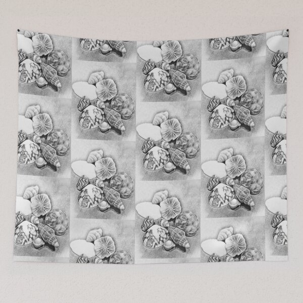 Item preview, Black and White Shells - The Beauty Of Ocean designed and sold by LittleAngy.