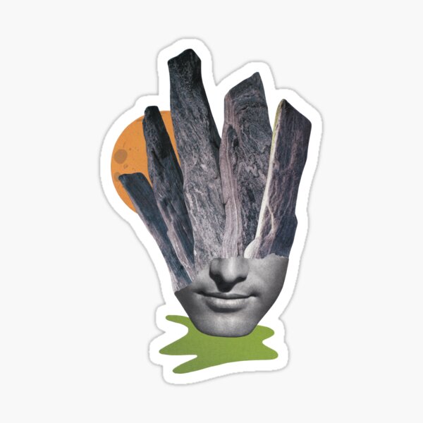 Stone Head Sticker