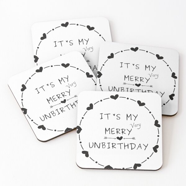 Item preview, It's My Very Merry Unbirthday designed and sold by tarkaittisak.