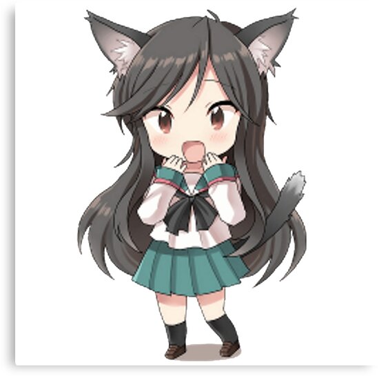 anime cat girl chibi