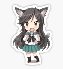 Anime cat girl chibi Sticker