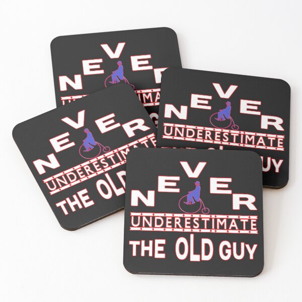 Item preview,   NEVER UNDERESTIMATE  THE OLD GUY designed and sold by Ralek.