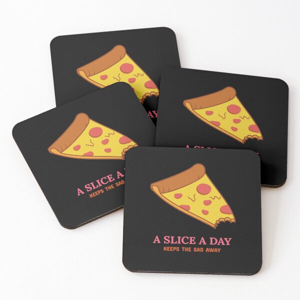 Item preview, A Slice a Day Keeps The Sad Away - Pizza Day designed and sold by ManiaTeec.