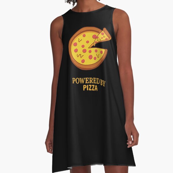 Artikel-Vorschau von Powered By Pizza - Pizzatag, designt und verkauft von ManiaTeec.