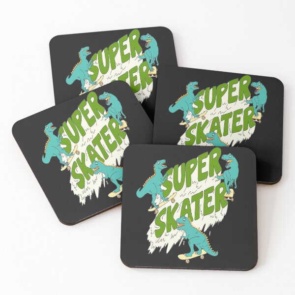 Item preview, dino skaters designed and sold by Urbo Panda.