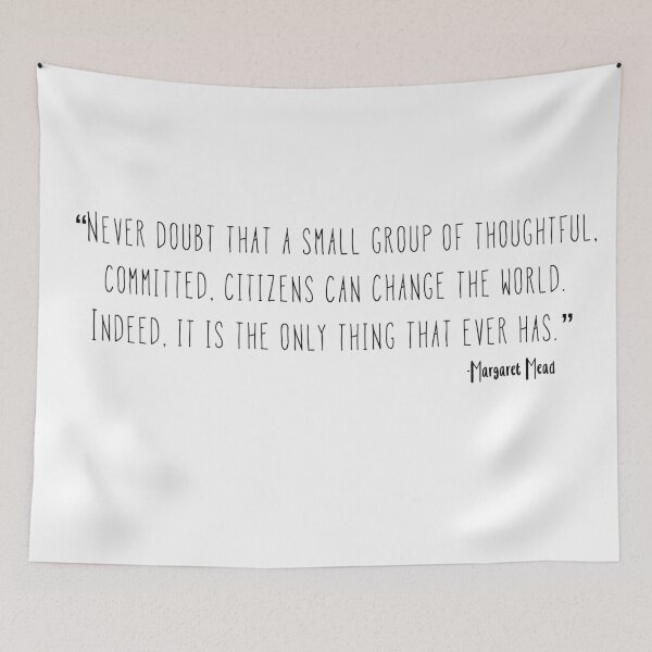 Item preview, Inspirational Quote by Margaret Mead designed and sold by JessikaDesigns.