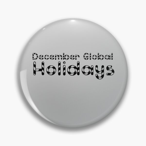 Item preview, December Global Holidays Gray designed and sold by DamaliePierre.