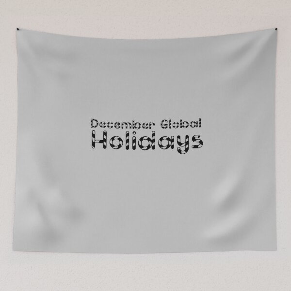 Item preview, December Global Holidays Gray designed and sold by DamaliePierre.
