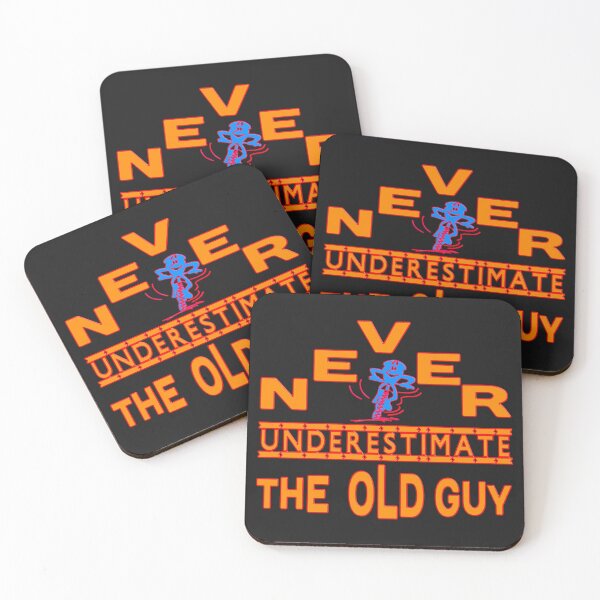 Item preview,  NEVER UNDERESTIMATE  THE OLD GUY designed and sold by Ralek.