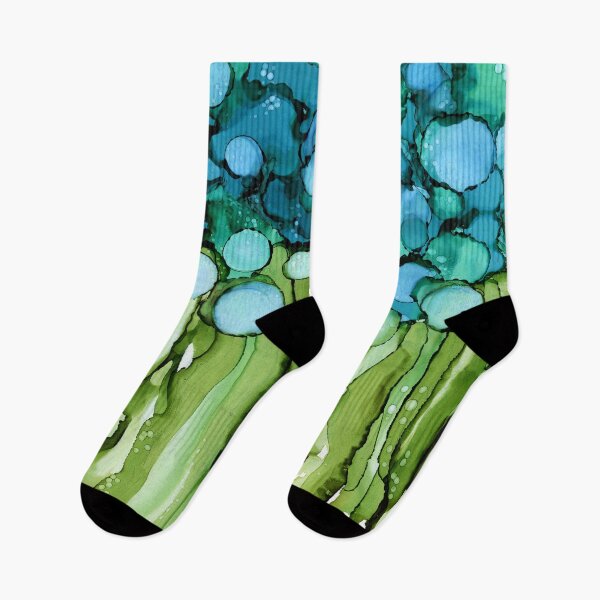 Item preview, Modern Blue Floral designed and sold by Kelly Ryan Rhoades.