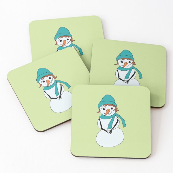 Item preview, Snowwoman in scarf and hat designed and sold by Meg M Studio.