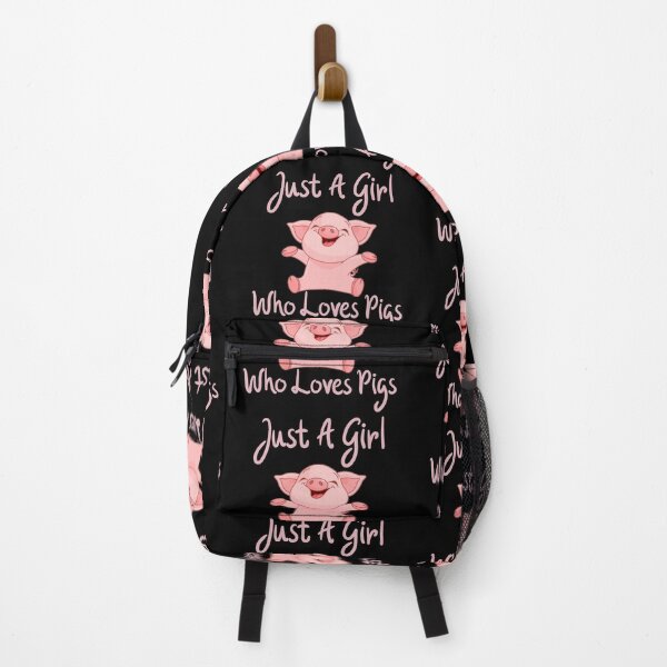 Just A Girl Who Loves Pigs Backpack