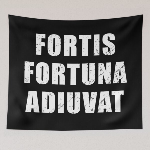 Item preview, Fortis Fortuna Adiuvat - Latin phrase meaning "Fortune favours the bold" designed and sold by Be-A-Warrior.