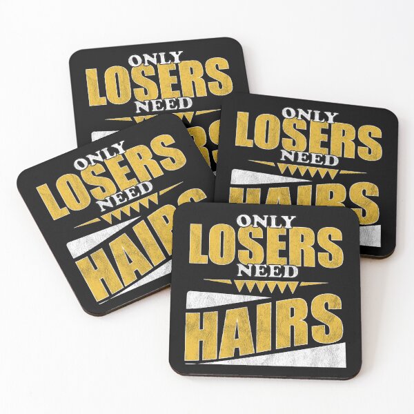 Item preview, Only losers need hair bald bald designed and sold by lsvds.
