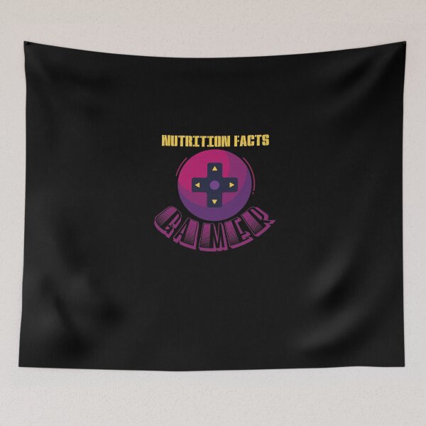 Item preview, Gamer Nutrition Facts Games Lover For Boys and Girls Gifts for Gamers designed and sold by AchrafOc.