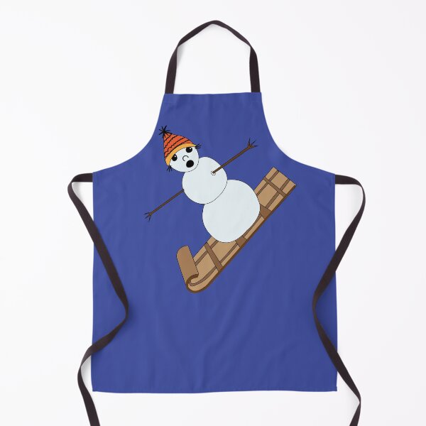 Item preview, Snowman sledding on toboggan designed and sold by Meg M Studio.