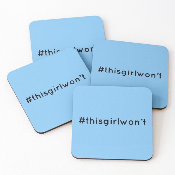 Item preview, This Girl Won't, Counter Culture, Anti Woke, Feminism,Girl Power designed and sold by HomeConscious.