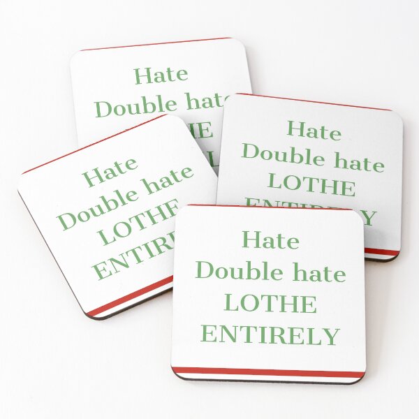 Item preview, Hate, double hate, lothe entirely designed and sold by All-for-All.