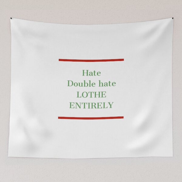 Item preview, Hate, double hate, lothe entirely designed and sold by All-for-All.