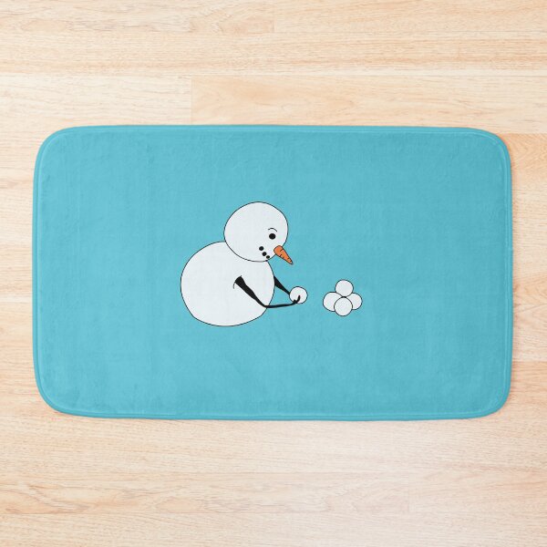 Item preview, Snowman making snowballs designed and sold by Meg M Studio.