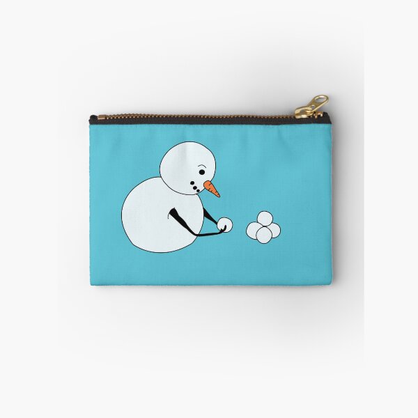 Item preview, Snowman making snowballs designed and sold by Meg M Studio.