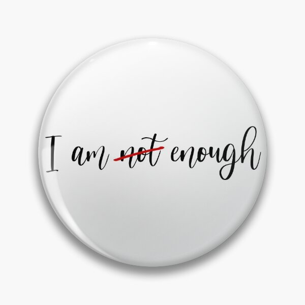 Item preview, I am enough designed and sold by Happyhobbithole.