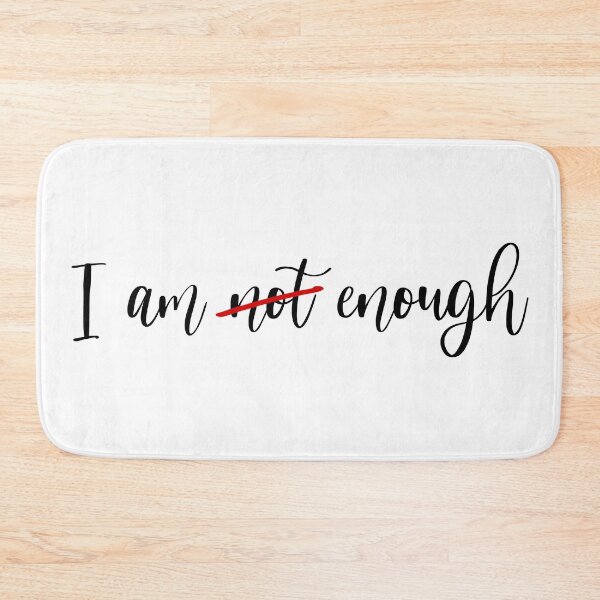 Item preview, I am enough designed and sold by Happyhobbithole.
