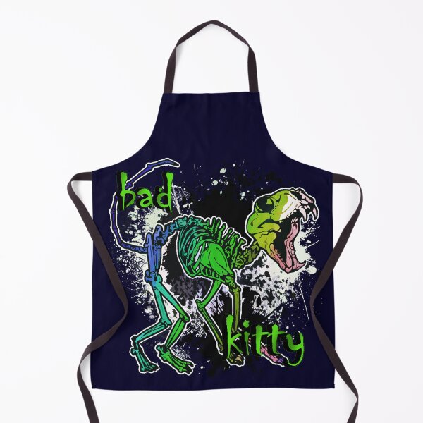 Item preview, Skelly Cat Green and Blue: Bad Kitty designed and sold by iduzarts.