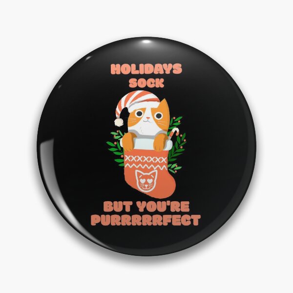 Item preview, Holidays Sock But You're Purfect designed and sold by TeachUrb.