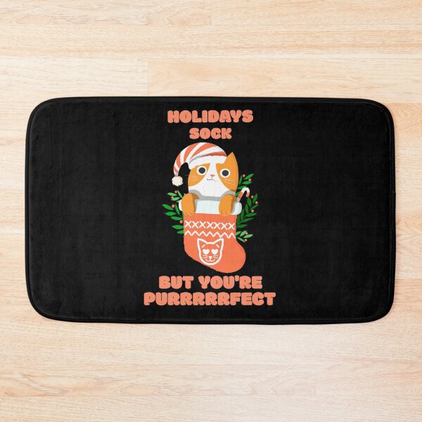 Item preview, Holidays Sock But You're Purfect designed and sold by TeachUrb.