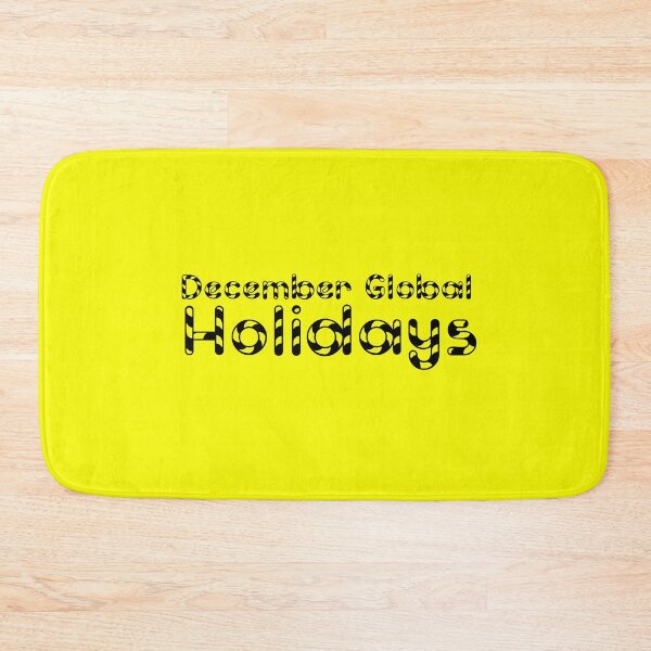 Item preview, December Global Holidays Yellow designed and sold by DamaliePierre.