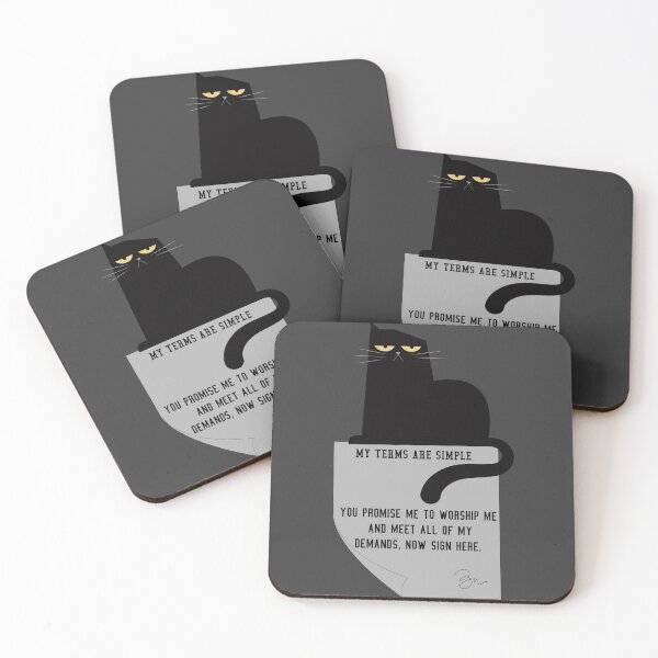 Item preview, My terms are simple,  black cat terms,  designed and sold by minstore.