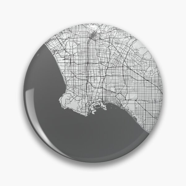 Item preview, Los Angeles Map designed and sold by Akos Akos.