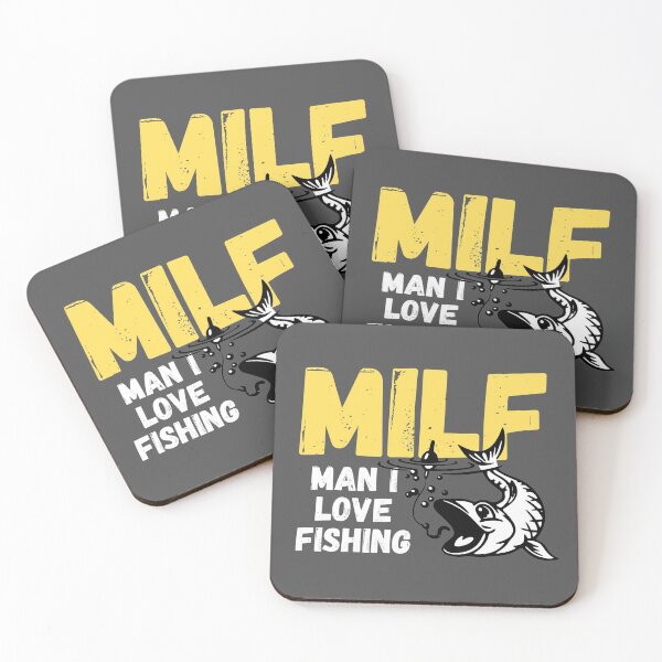 Item preview, Milf man I love fishing, funny fishing fisherman cat fish designed and sold by ds-4.