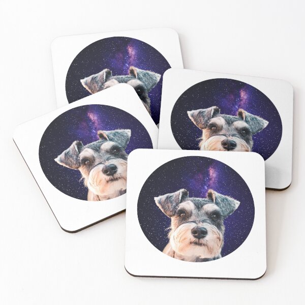 Aperçu de l'œuvre Amant de schnauzer miniature drôle visage chien galaxie créée et vendue par alaechamlal.