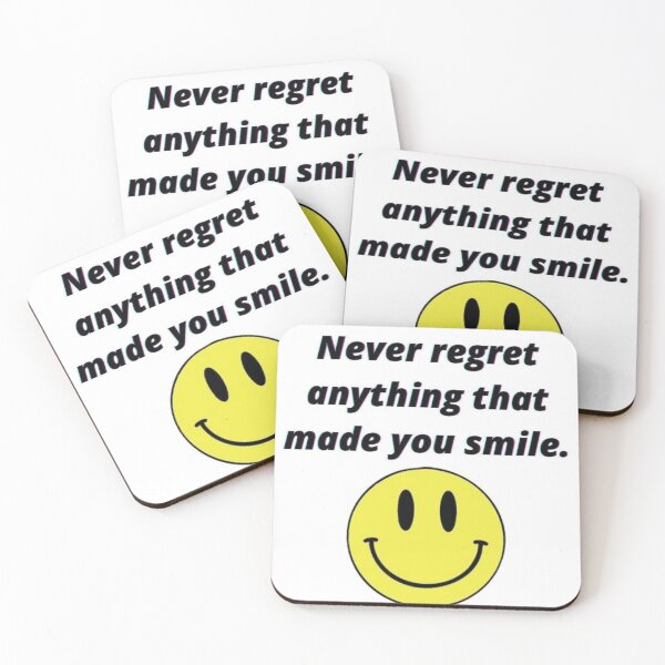 Item preview, Never regret ... designed and sold by BESTSAYINGS.