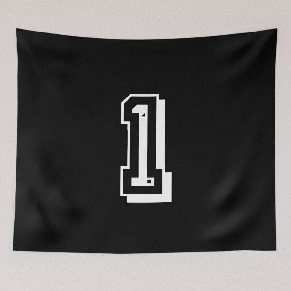 Item preview, 1 number college writing University Uni USA designed and sold by GeogDesigns.