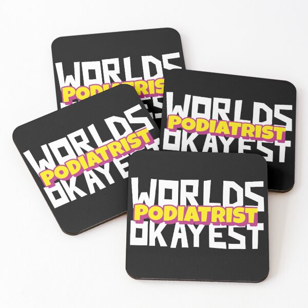 Item preview, Worlds Okayest Podiatrist - Doctor Design designed and sold by 1chillin.