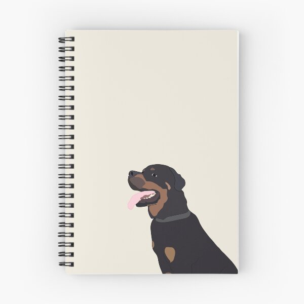 Item preview, Rottweiler Panting Colorblock designed and sold by Scarlet Sung.