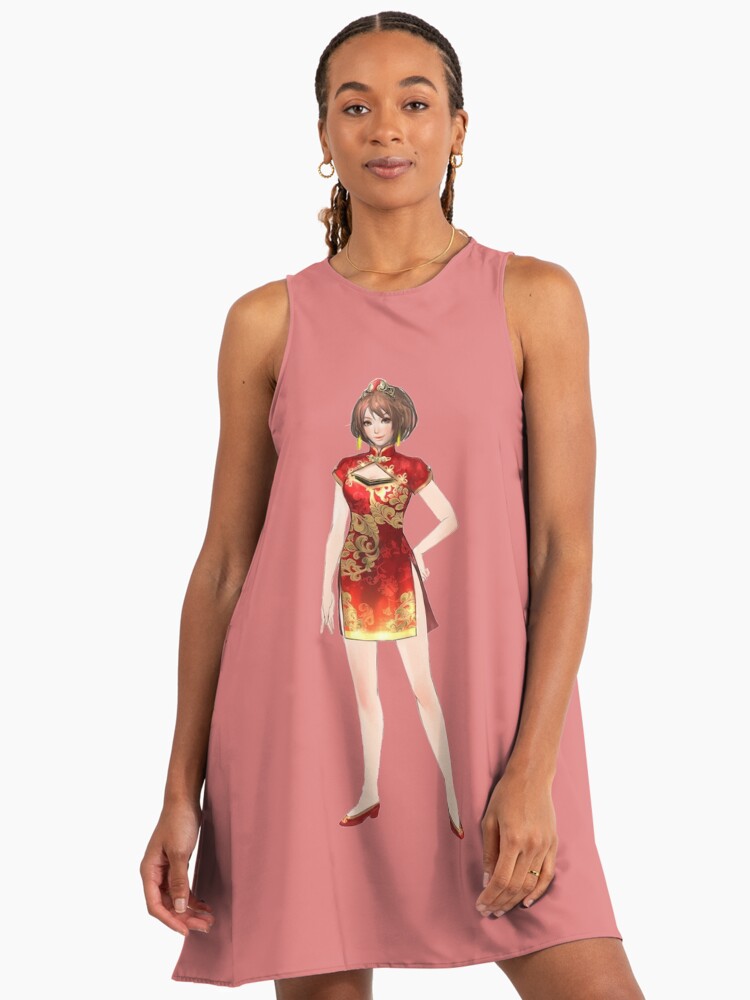 a line cheongsam dress Linda Cheongsam