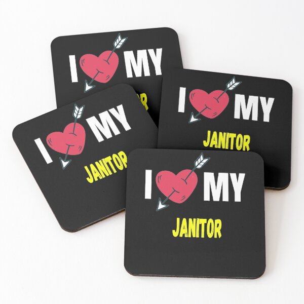Item preview, I Love My Janitor designed and sold by TGWCAMPER.