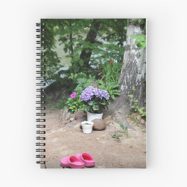 Item preview, pot with flowers in a garden designed and sold by mrivserg.