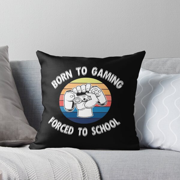 Item preview, Born To gaming forced to school vintage  designed and sold by youcefkerris.